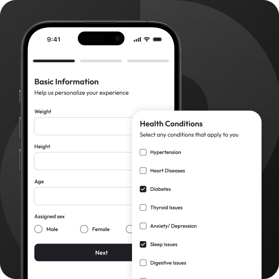 Create your profile